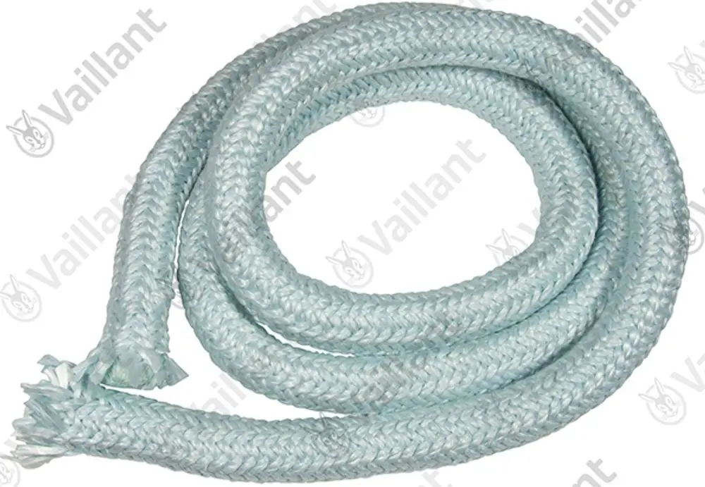 Vaillant Dichtschnur, spiralförmig, in hellblauer Farbe, aufgerollt. Wird verwendet, um Dichtungen in Heizungsmaschinen herzustellen.